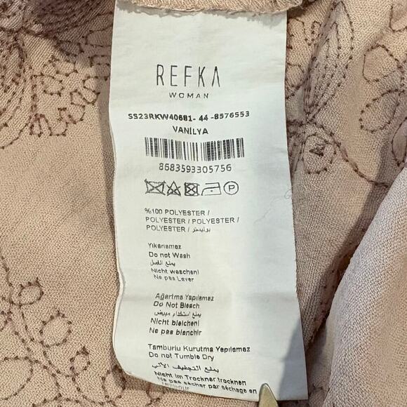 REFKA Tiered Prairie Dress Floral Sz12 Equestrian Fairy Cottage Ranch Southern - Picture 7 of 10